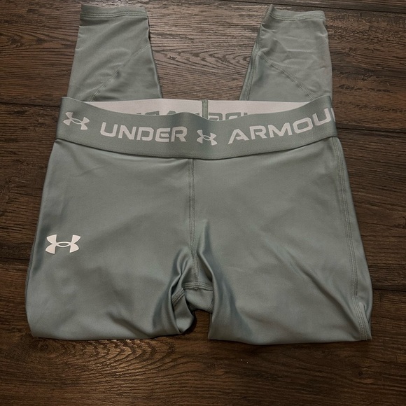 ❌NOTAVAILABLEE❌Under Armour Kids' Light Gray Leggings - Picture 1 of 2